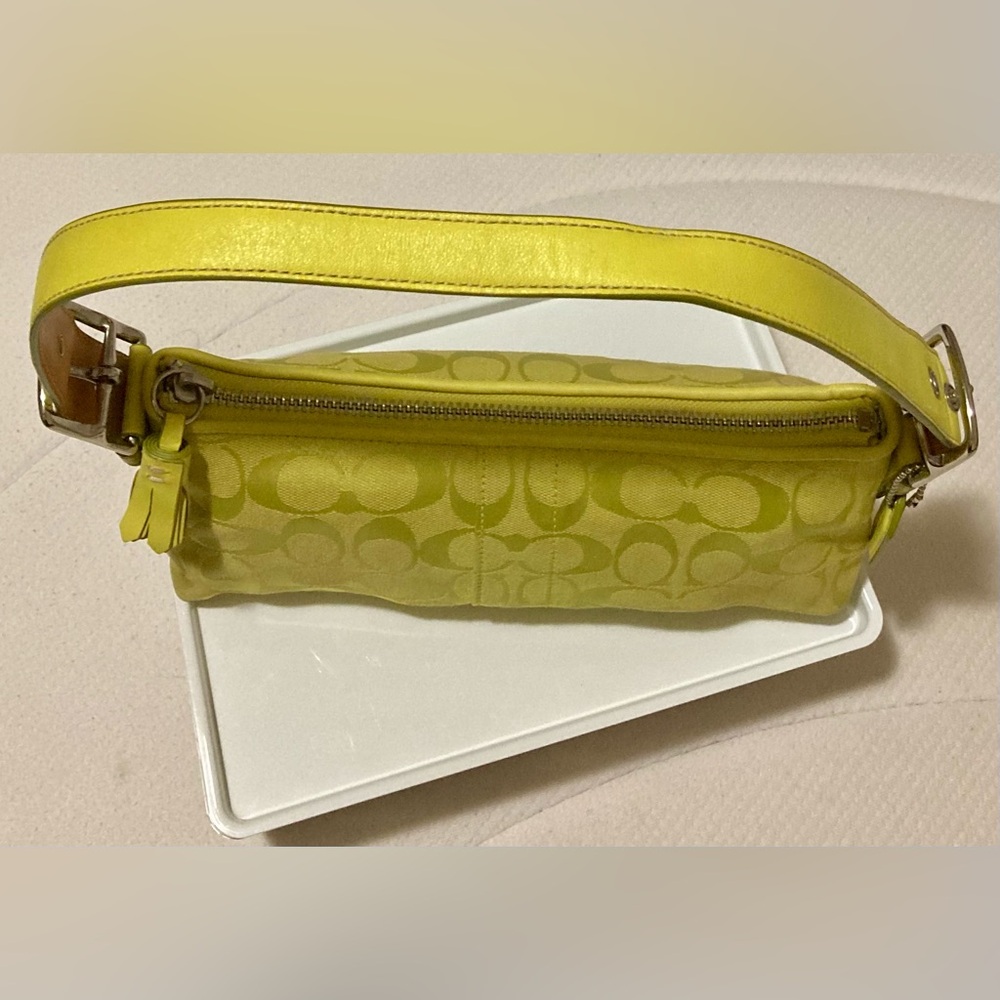 💛COACH🤍6371 Signature Vintage East West Hampton Demi Bag
Baguette Shoulder Bag - Picture 3 of 11